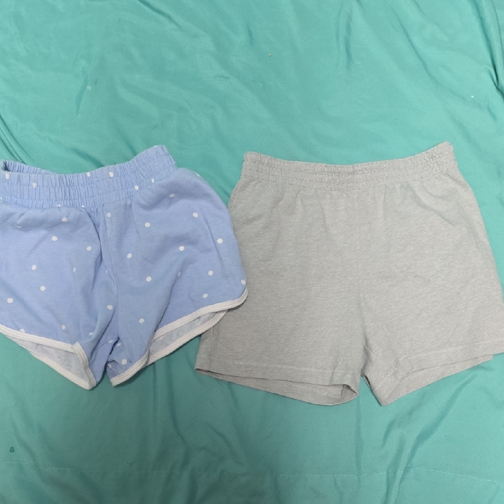 Wonder Nation Blue and Gray Shorts Duo